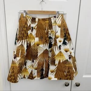 Marni Cotton Print Skirt